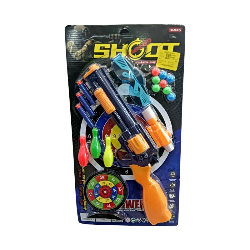 Παιδικό όπλο στόχου με μαλακές σφαίρες – Soft Gun – 579-72 – 215602