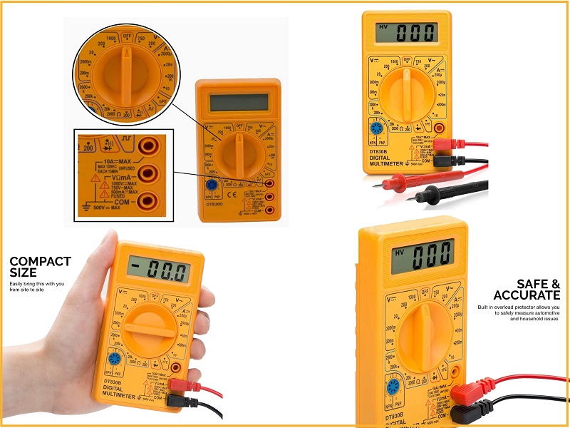 Ψηφιακό πολύμετρο – DT-830D – 215661