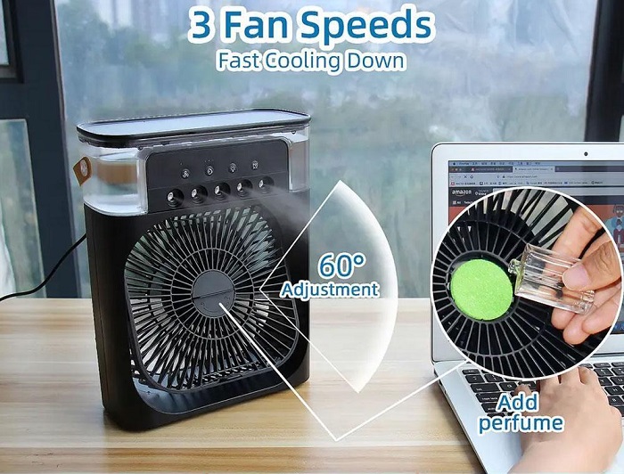 Ανεμιστήρας & υγραντήρας mini – Air Cooler – 845 – 215802 – Green