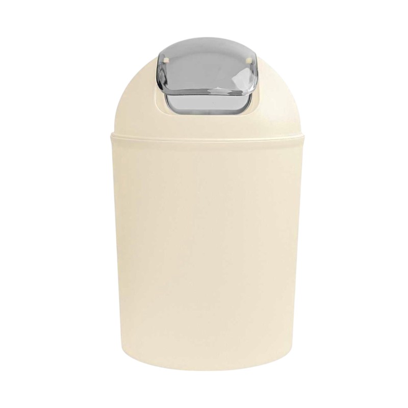 Κάδος απορριμμάτων μπάνιου πλαστικός – Beige – 21581