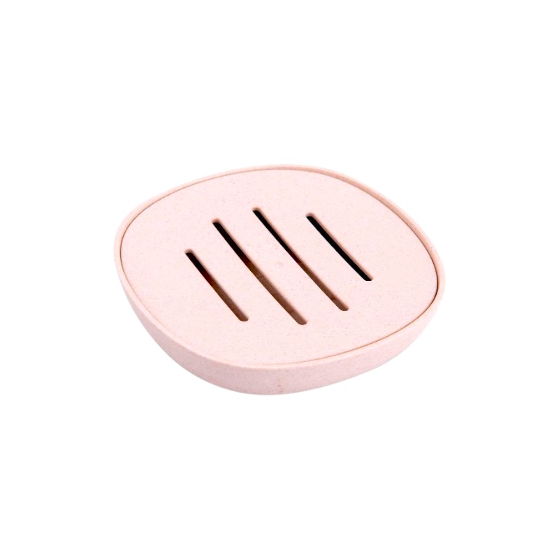 Σαπουνοθήκη μπάνιου πλαστική – Light Pink – 21628