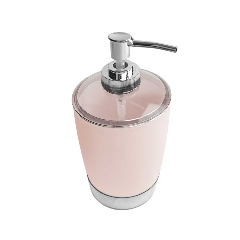 Θήκη κρεμοσάπουνου Dispenser πλαστική – Light Pink – 21655