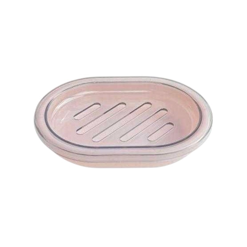 Σαπουνοθήκη μπάνιου πλαστική – Light Pink – 21658