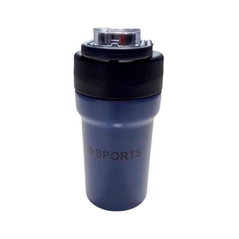 Φορητό παγούρι-θερμός με καλαμάκι – 500ml – 219408 – Blue