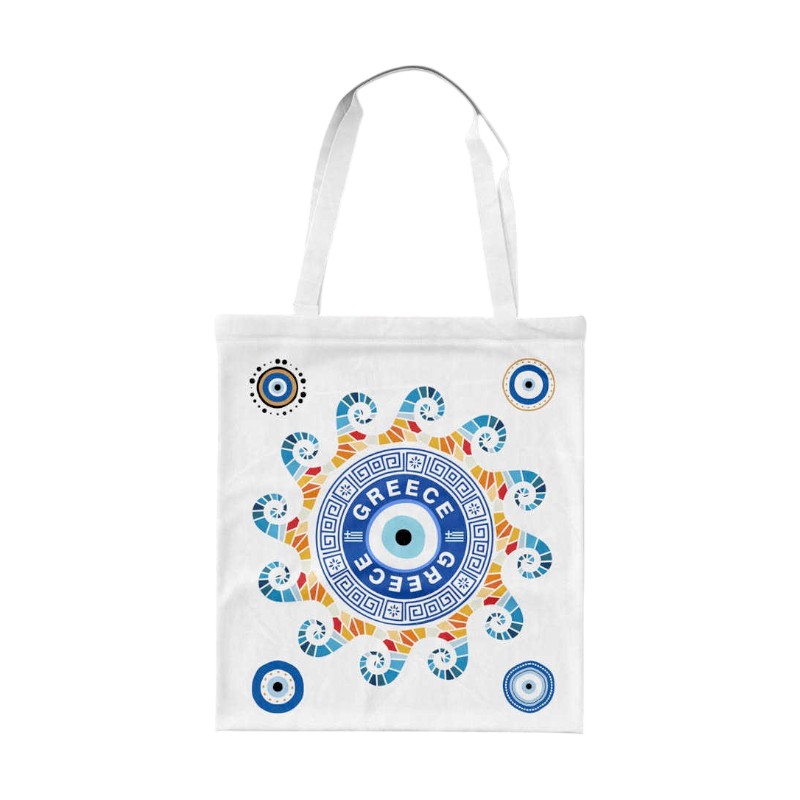 Υφασμάτινη τουριστική τσάντα καμβάς – Greece – 40x35cm – 221080
