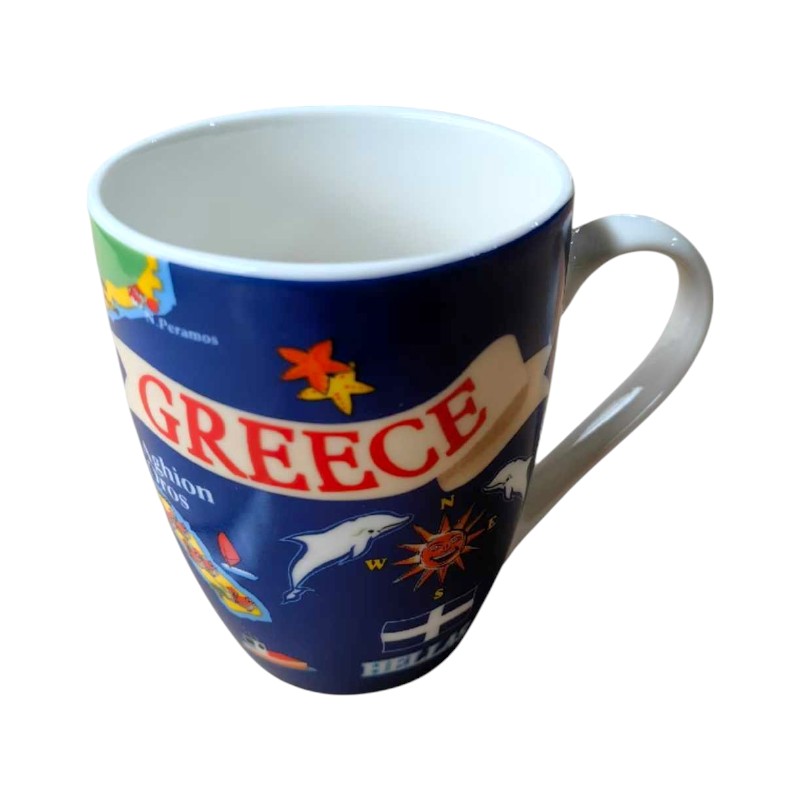 Σετ κεραμική κούπα Souvenir – 12pcs – Greece – 221134