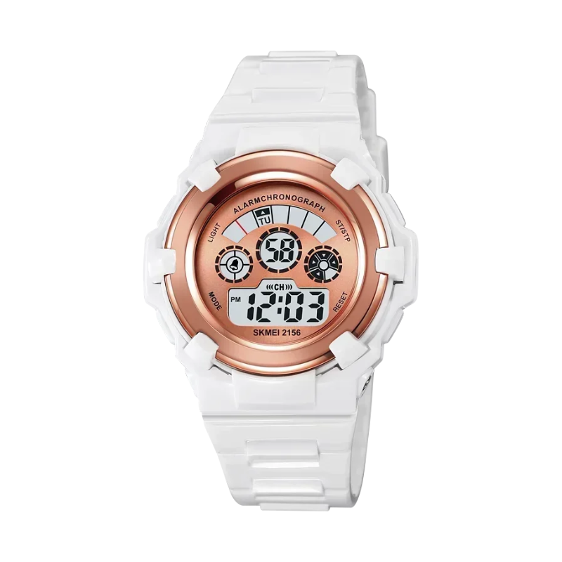 Ψηφιακό ρολόι χειρός – Skmei – 2156 – White