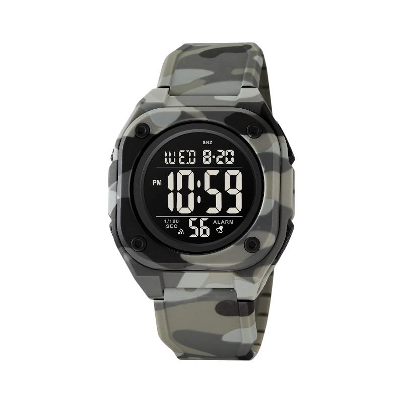 Ψηφιακό ρολόι χειρός – Skmei – 2160 – Army Grey