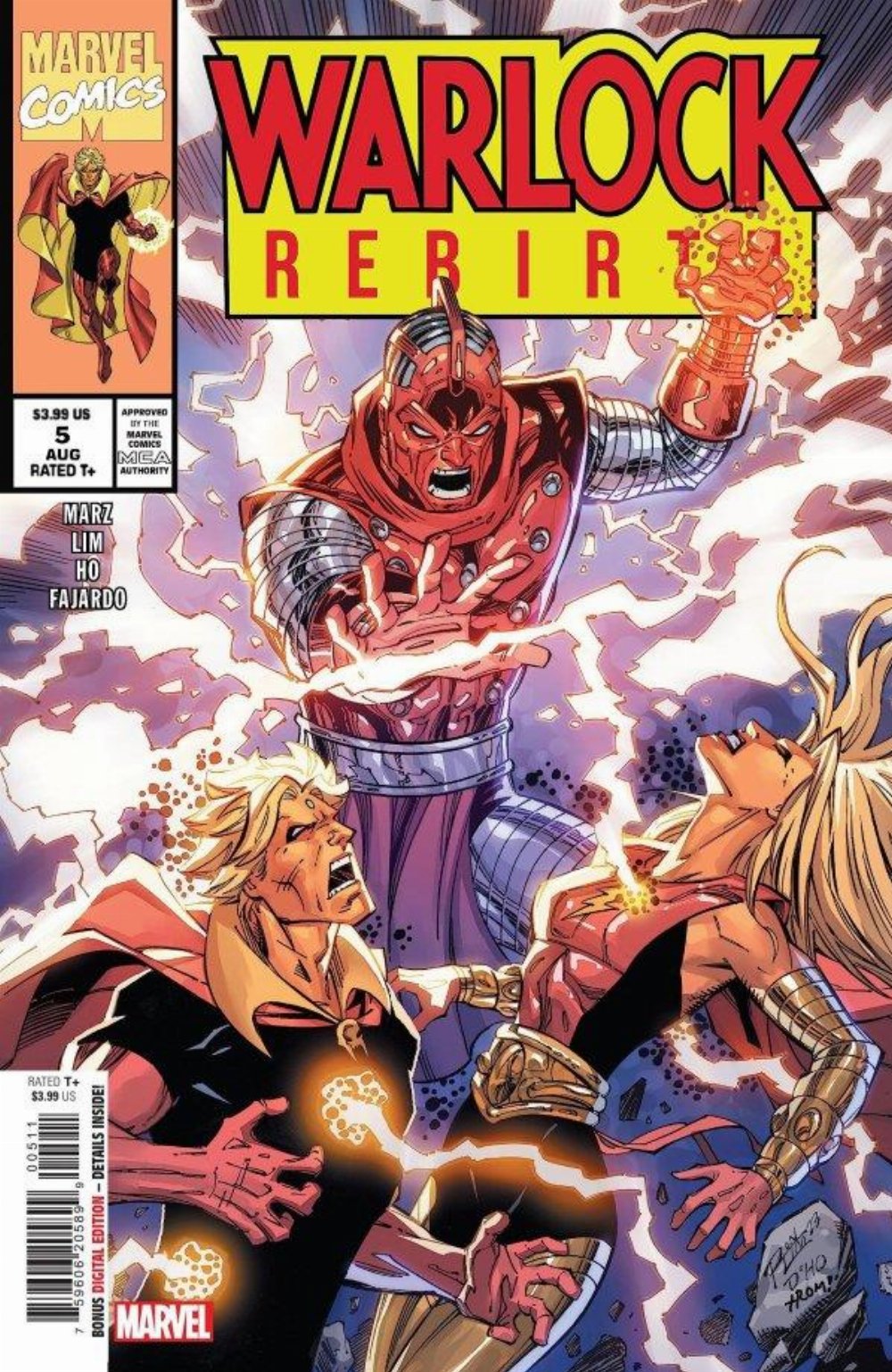 Τεύχος Κόμικ Warlock Rebirth #5 (OF 5)