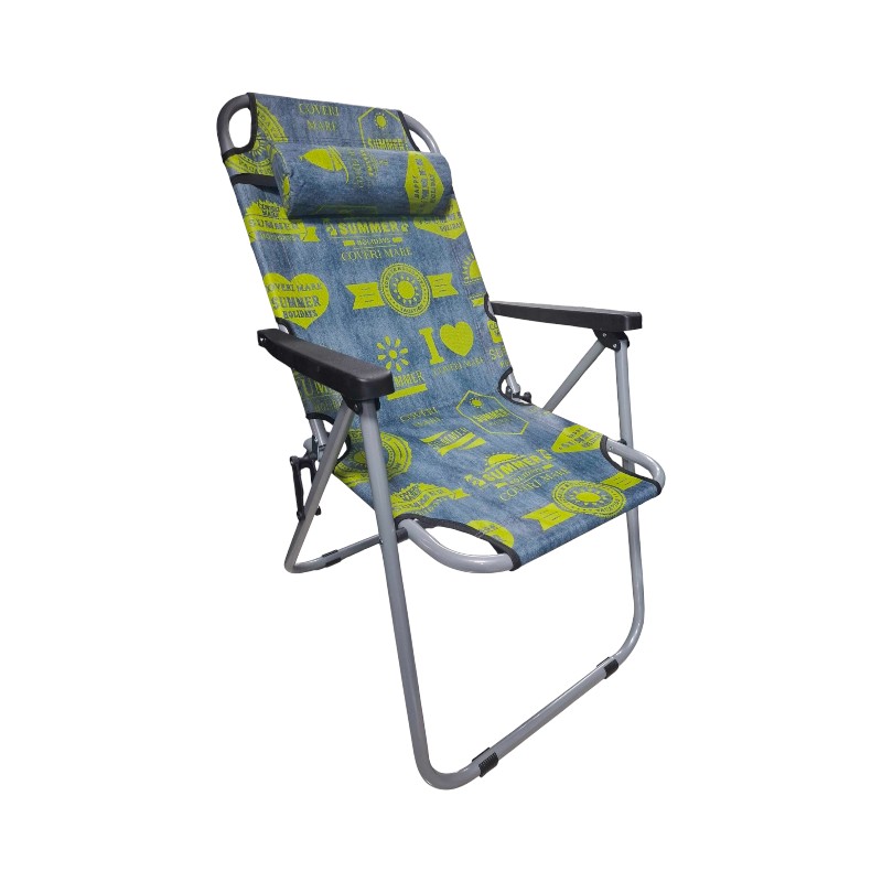 Πτυσσόμενη καρέκλα camping – 1680NZ – 241804 – Blue/Green