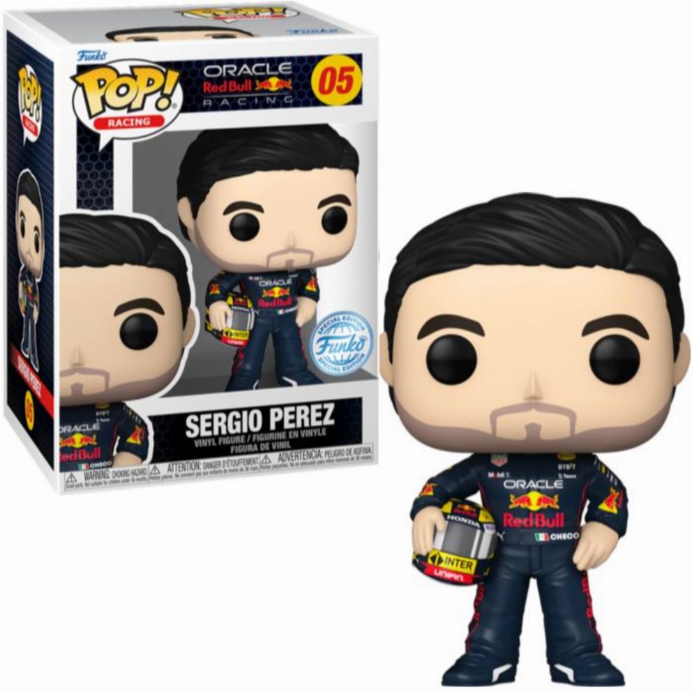 Φιγούρα Funko POP! F1 Racing: Red Bull – Sergio Perez with Helmet #05 (Exclusive)