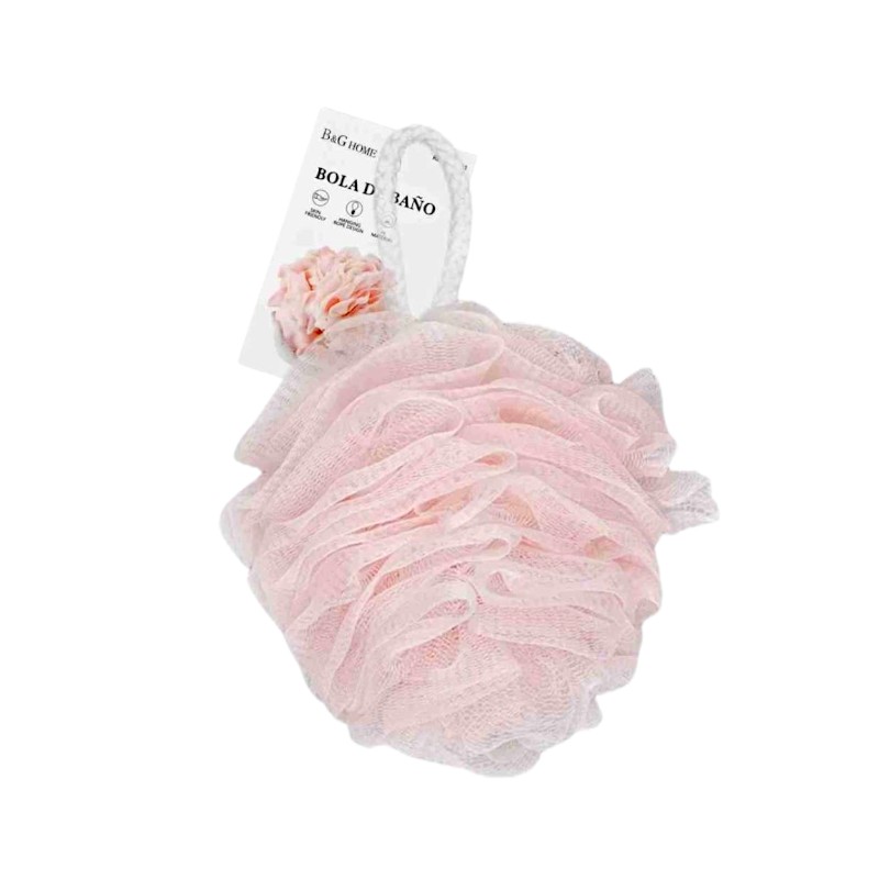 Σφουγγάρι μπάνιου δίχτυ – Light Pink – 24965