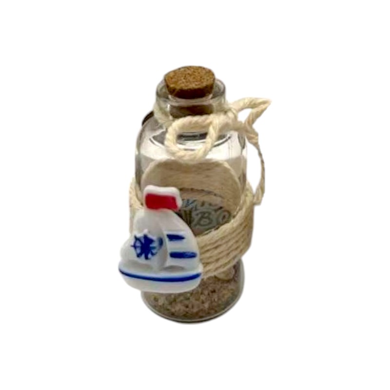 Διακοσμητικό Souvenir – Μπουκαλάκι με κοχύλια – 20pcs – 251728