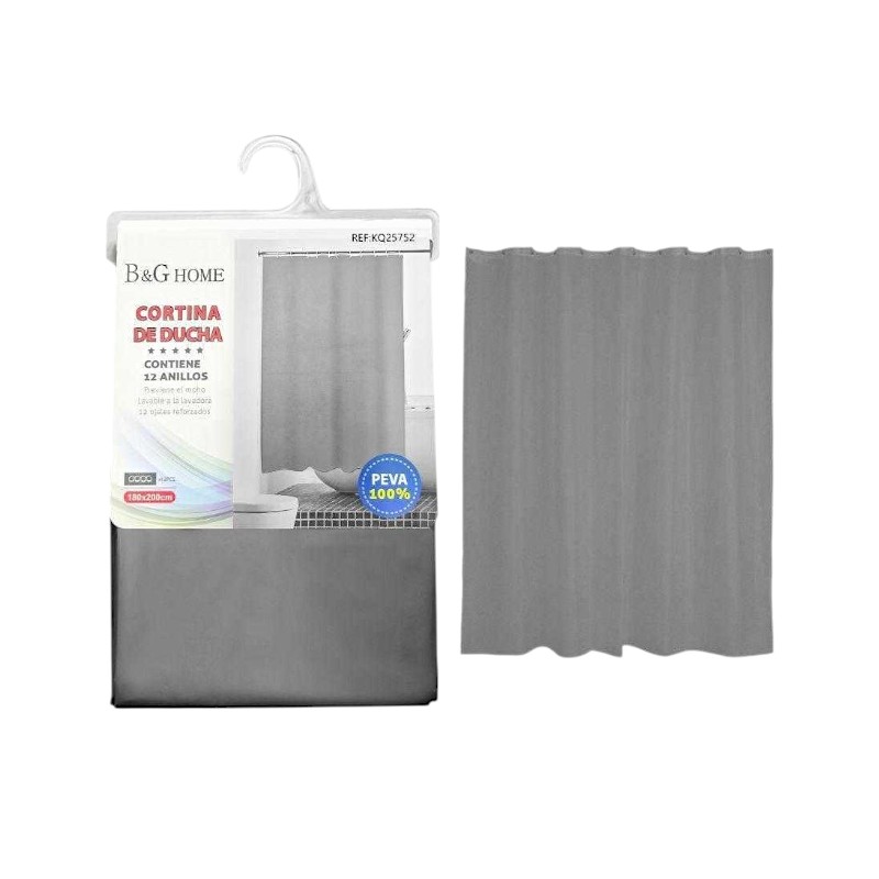 Κουρτίνα μπάνιου – Grey – 1.8×1.8m – 25751