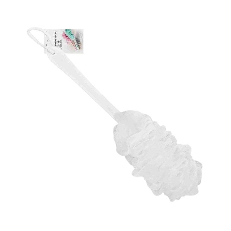 Σφουγγάρι μπάνιου δίχτυ με λαβή – White – 26183