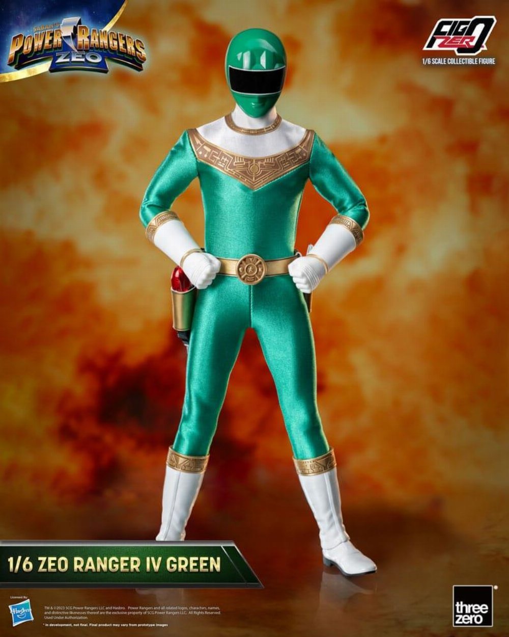 Power Rangers Zeo: FigZero – Ranger IV Green 1/6 Φιγούρα Δράσης (30cm)