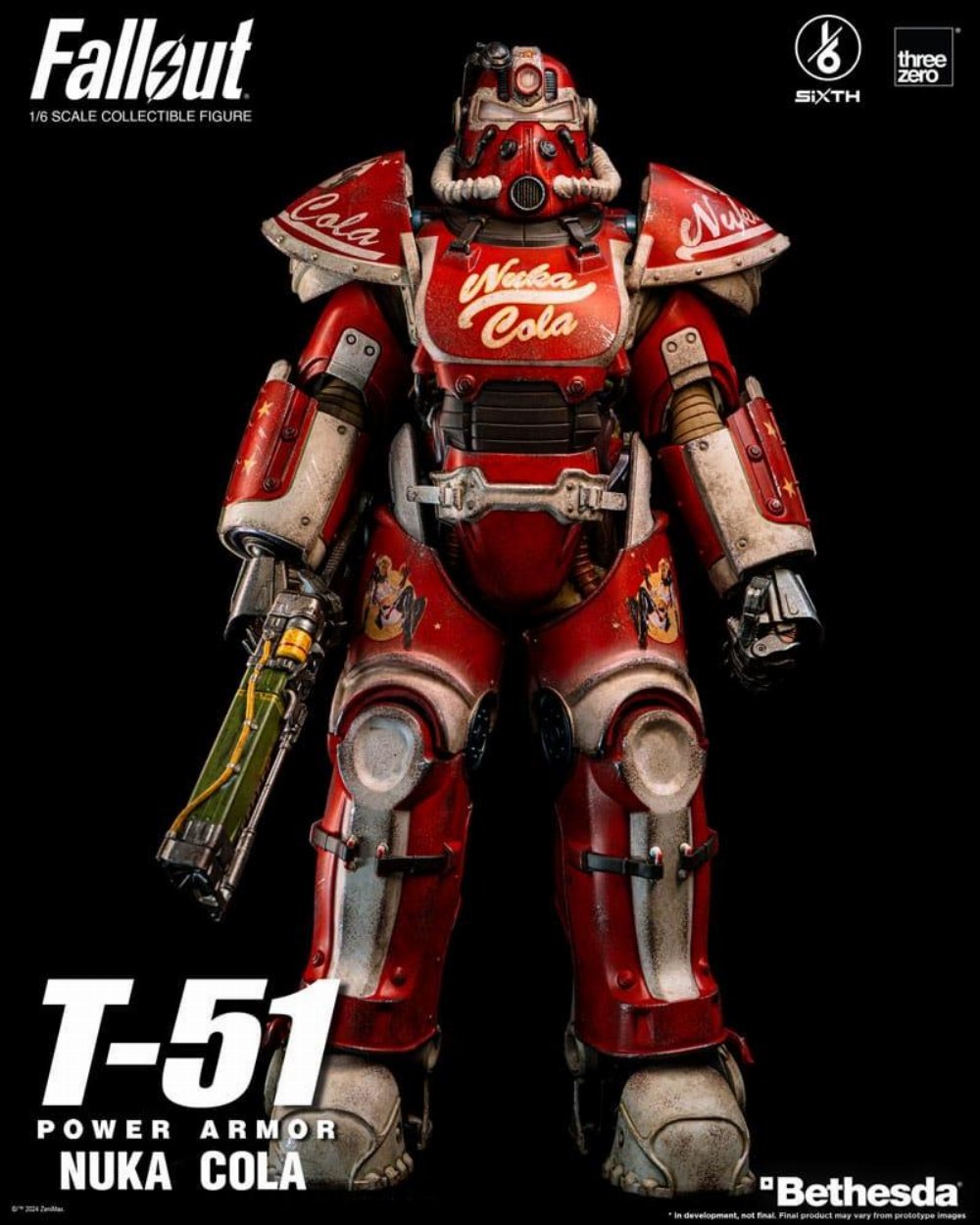 Fallout – T-51 Nuka Cola Power Armor 1/6 Φιγούρα Δράσης (37cm)