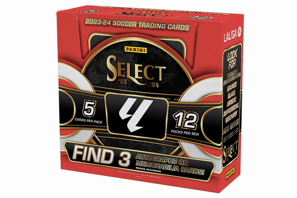 Panini – 2023-24 Select La Liga Football Hobby Box (12 Φακελάκια)