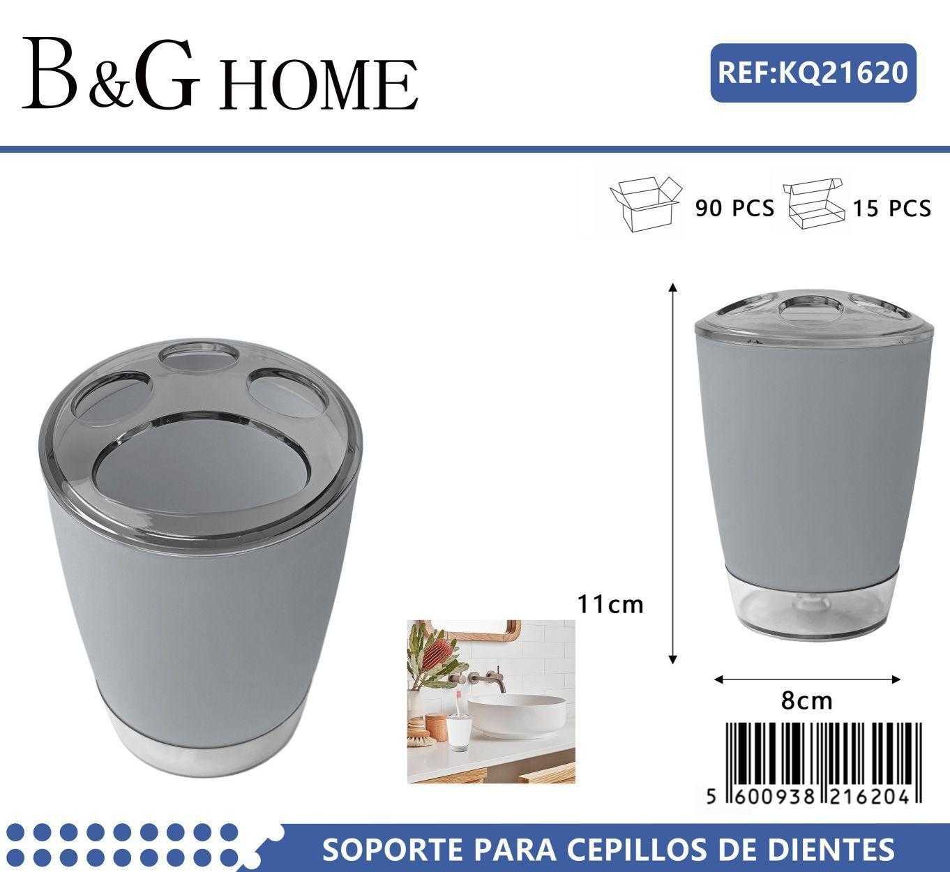 Θήκη οδοντόβουρτσας πλαστική – Grey – 21620