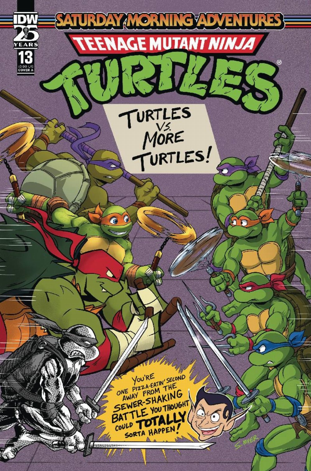 Τεύχος Κόμικ Teenage Mutant Ninja Turtles Saturday Morning Adventures #13