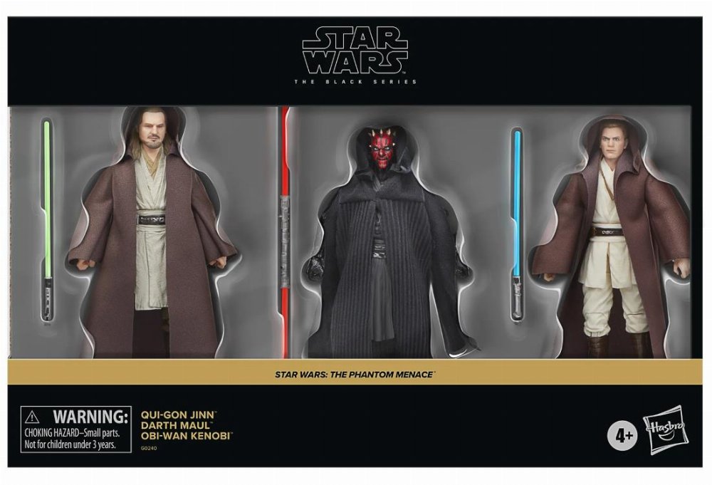 Star Wars: Black Series – Obi-Wan, Darth Maul, Qui-Gon 3-Pack Φιγούρες Δράσης (15cm)