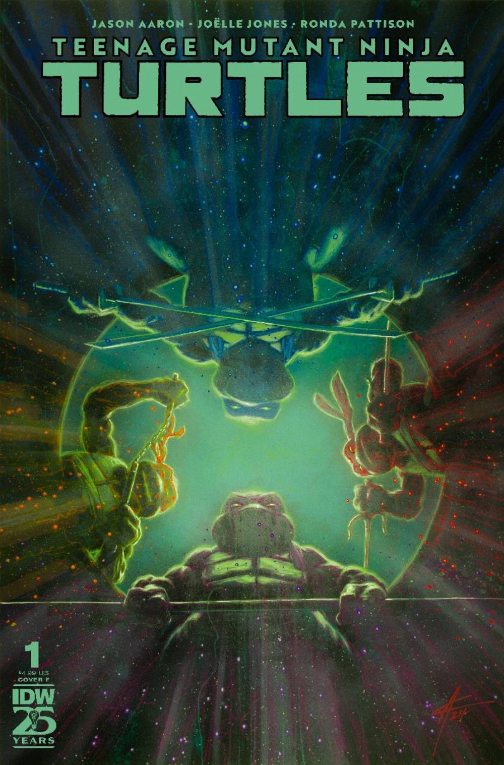 Τεύχος Κόμικ Teenage Mutant Ninja Turtles #1 Cover F
