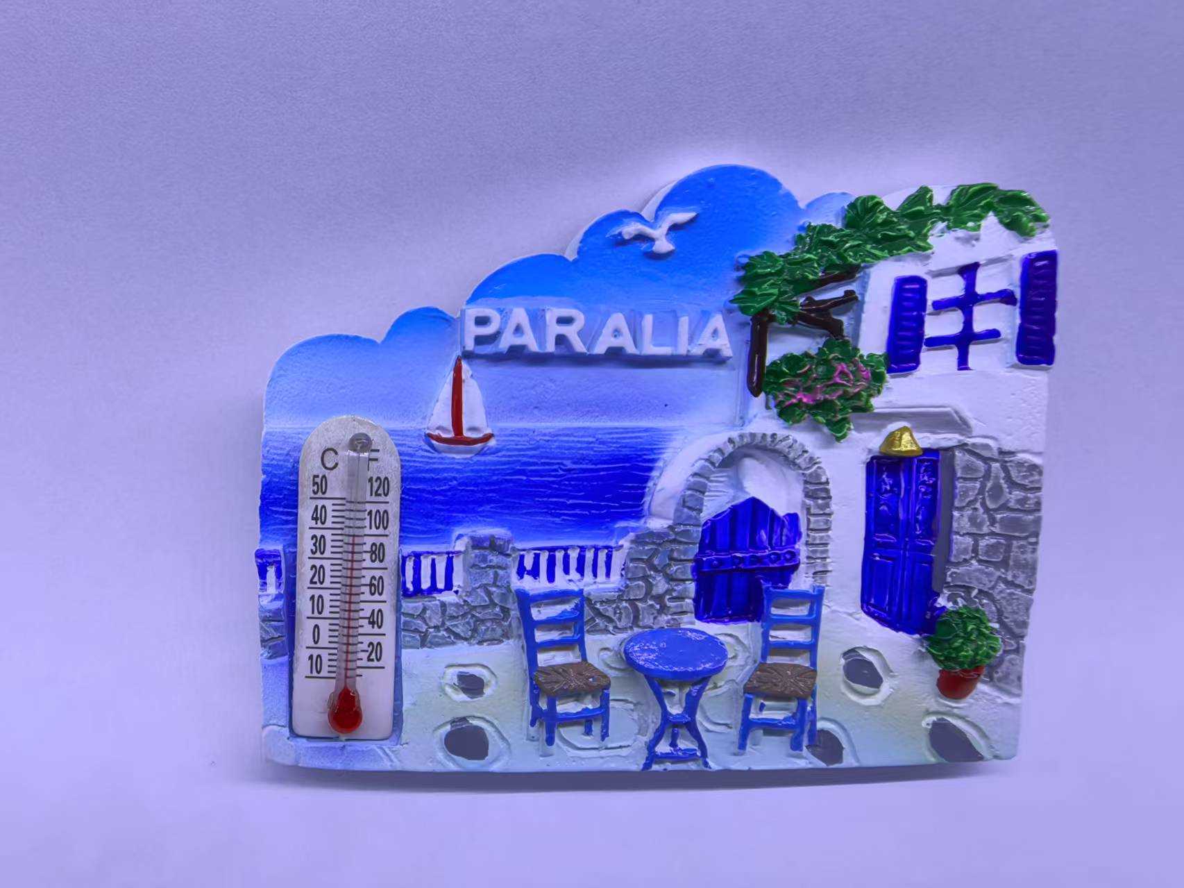 Τουριστικό μαγνητάκι Souvenir – Σετ 12pcs – Paralia – 678419