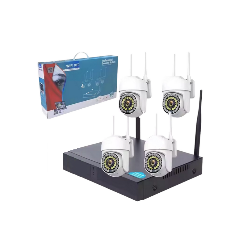 Καταγραφικό δικτύου με 4 κάμερες – WIFI KIT – 300037