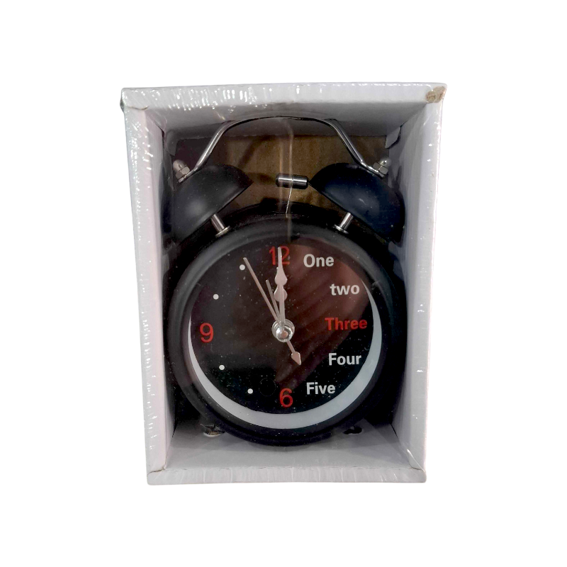 Επιτραπέζιο ρολόι – Ξυπνητήρι – 3301-12 – 301127 – Black