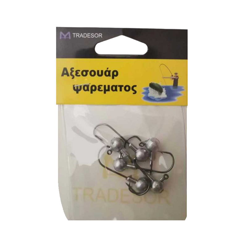 Μολυβοκεφαλές με αγκίστρι – 5gr – 5pcs – 30181