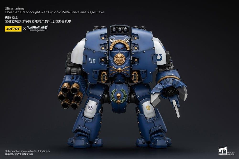 Warhammer The Horus Heresy – Ultramarines Leviathan Dreadnought with Cyclonic Melta Lance And Siege Claws 1/18 Φιγούρα Δράσης (29cm)