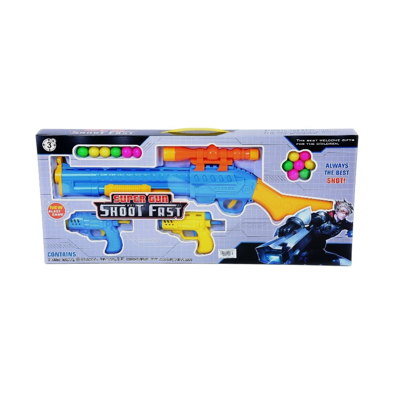Παιδικό όπλο στόχου με φιγούρες ζώων – Soft Gun – 6000-1 – 308310