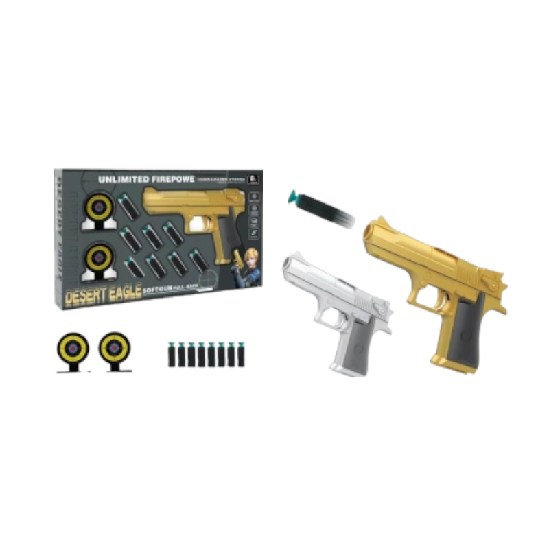 Παιδικό όπλο με μαλακές σφαίρες – Soft Gun – 588A – 308376
