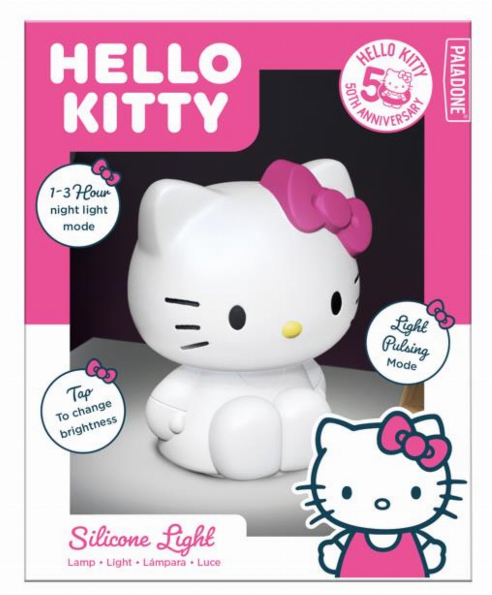 Sanrio – Hello Kitty Επαναφορτιζόμενο Φωτιστικό Σιλικόνης (18cm)