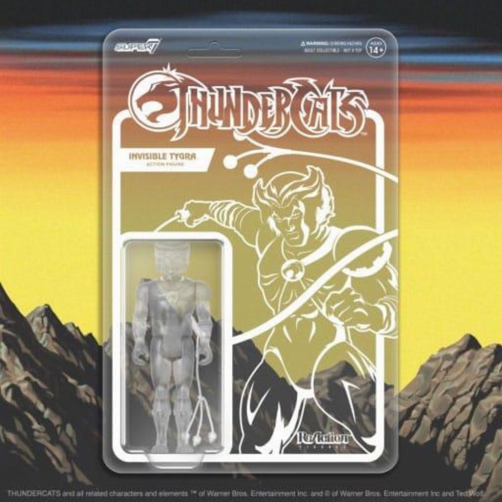 Thundercats: ReAction – Tygra (Clear) Φιγούρα Δράσης (10cm)