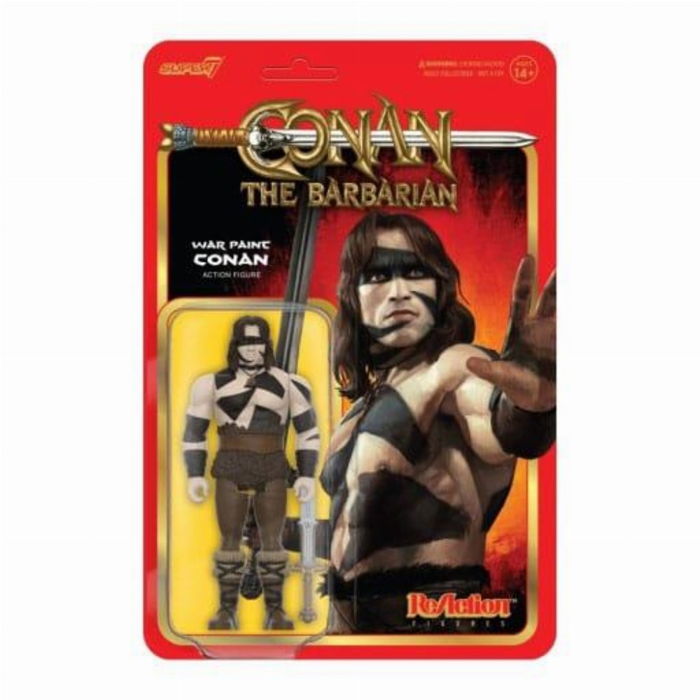 Conan The Barbarian: ReAction – Conan (War Paint) Φιγούρα Δράσης (10cm)