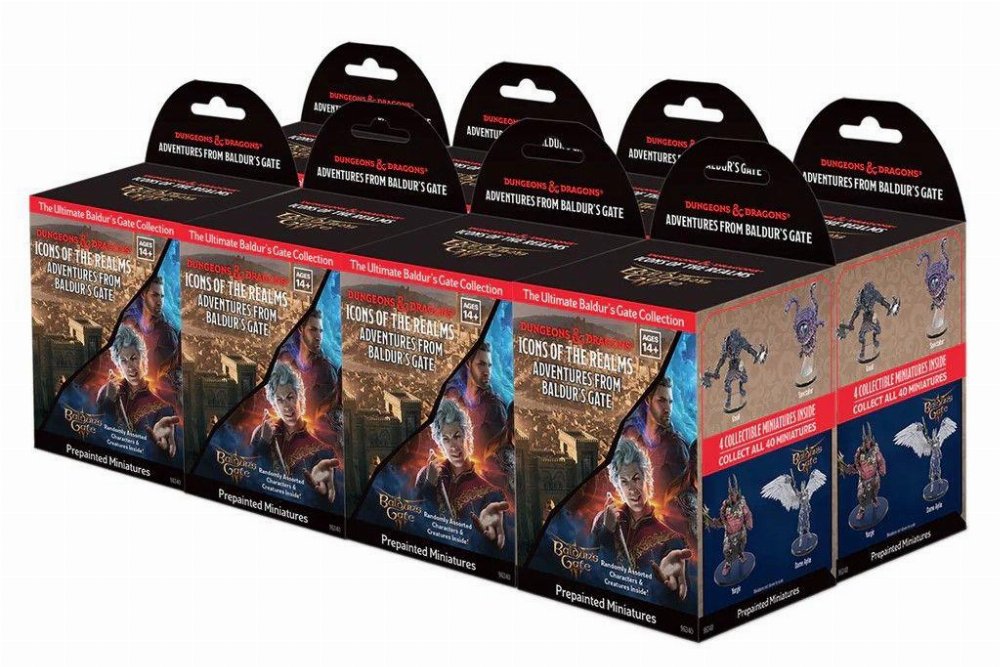 D&D Icons of the Realms – Adventures from Baldur’s Gate Booster Brick (Περιέχει 8 Boosters)