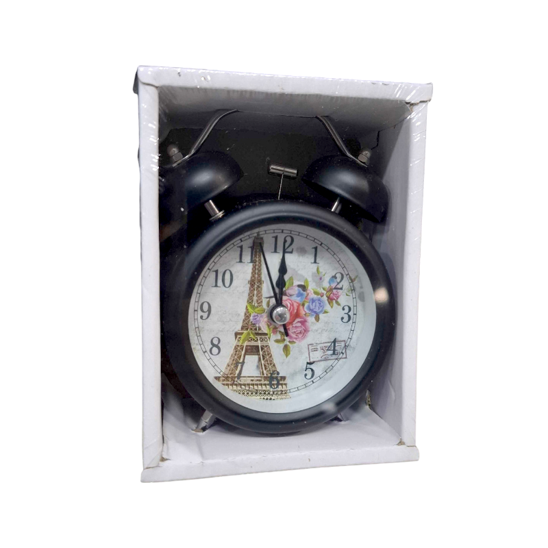 Επιτραπέζιο ρολόι – Ξυπνητήρι – 3301T-2 – 330126 – Black