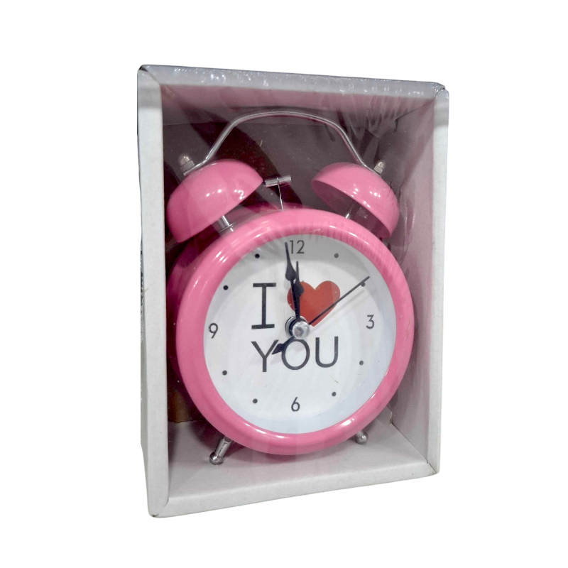 Επιτραπέζιο ρολόι – Ξυπνητήρι – 3301-13 – 330147 – Pink