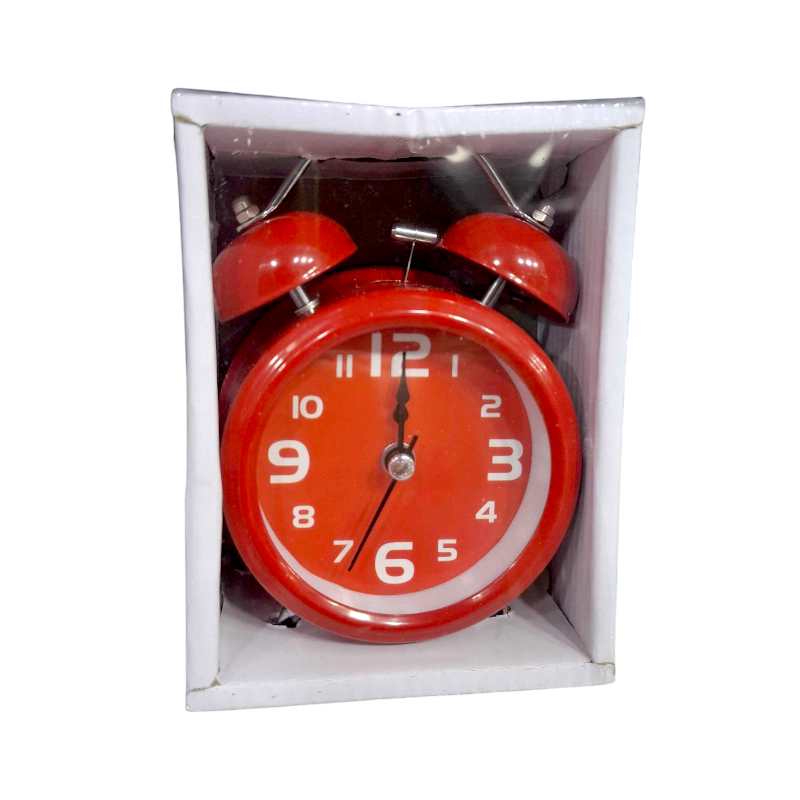 Επιτραπέζιο ρολόι – Ξυπνητήρι – 3301-9 – 330195 – Red