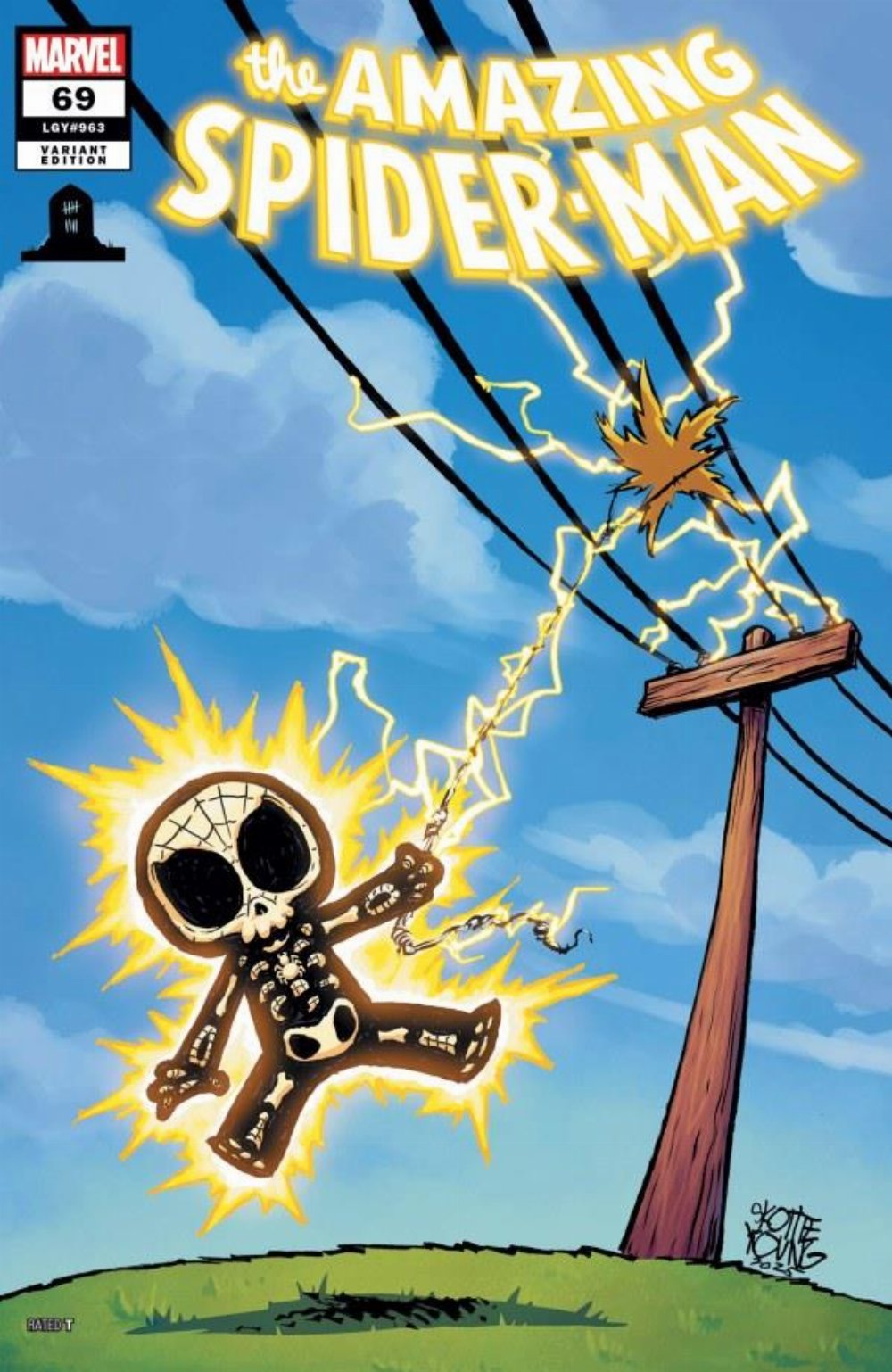 Τεύχος Κόμικ The Amazing Spider-Man #69 Young 8 Deaths of Spider-Man Variant Cover