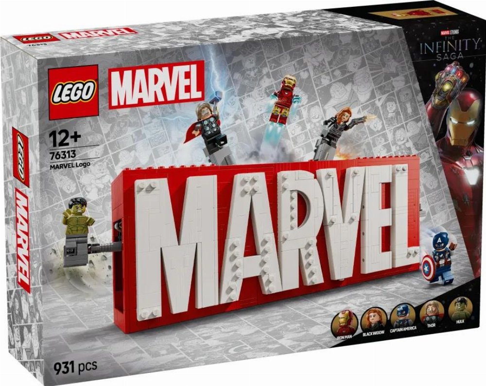 LEGO Marvel Super Heroes - Marvel Logo & Minifigures (76313)