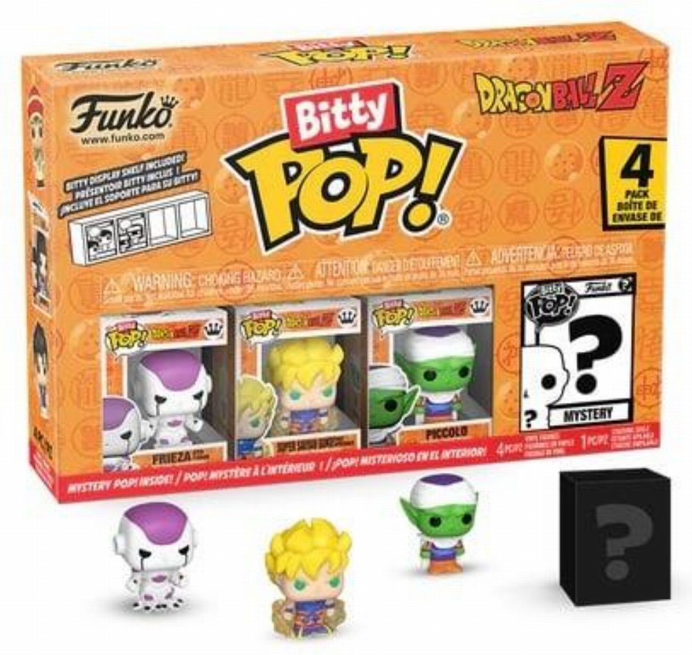 Funko Bitty POP! Dragon Ball - Frieza, Super Saiyan Son Goku, Piccolo & Chase Mystery 4-Pack Φιγούρες