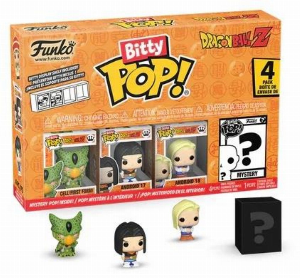 Funko Bitty POP! Dragon Ball - Cell, Android 17, Android 18 & Chase Mystery 4-Pack Φιγούρες