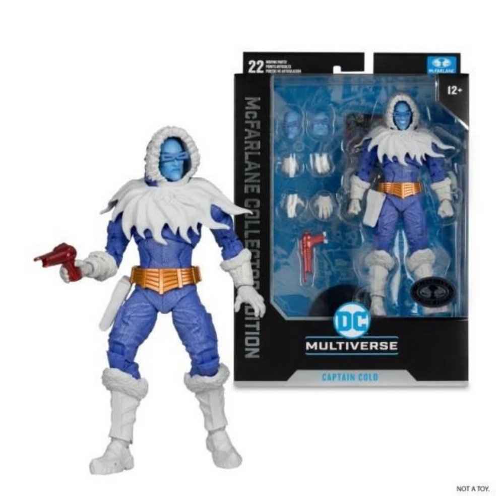 DC Multiverse: McFarlane Collector Edition – Captain Cold (The Rogues) Φιγούρα Δράσης (18cm) Platinum Variant