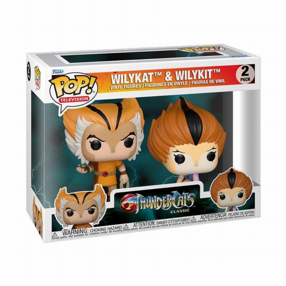Φιγούρες Funko POP! Thundercats – Wilykat & Wilykit 2-Pack