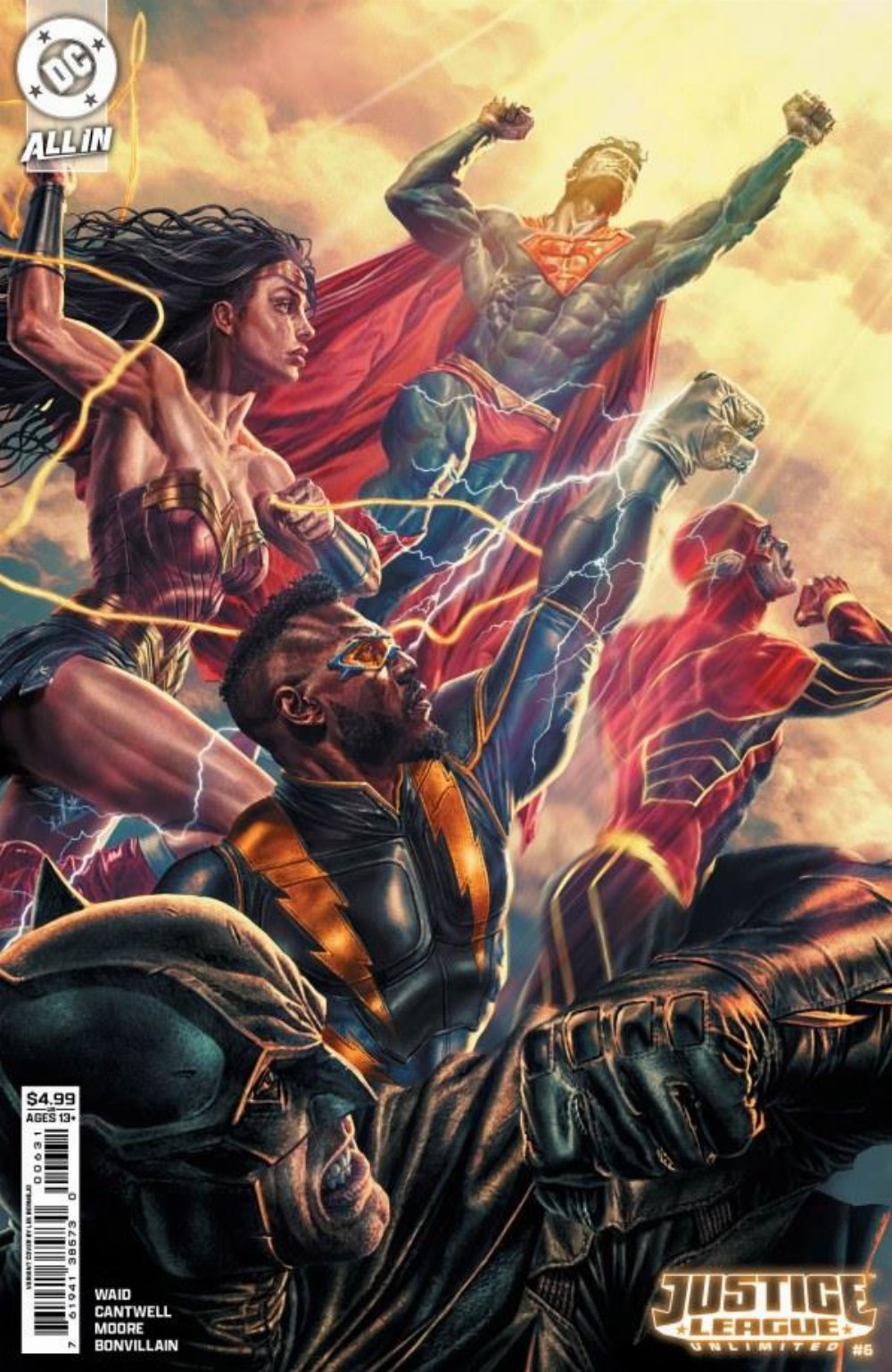 Τεύχος Κόμικ Justice League Unlimited #6 Lee Bermejo Variant Cover