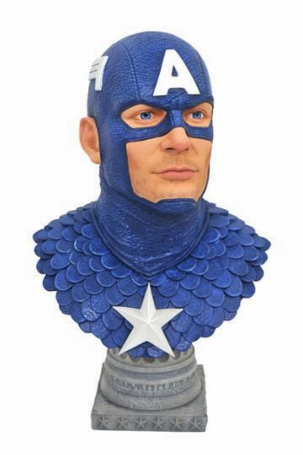 Diamond Marvel Legends in 3D – Captain America 1:2 κλίμακας Bust Φιγούρα Αγαλματίδιο (25cm)