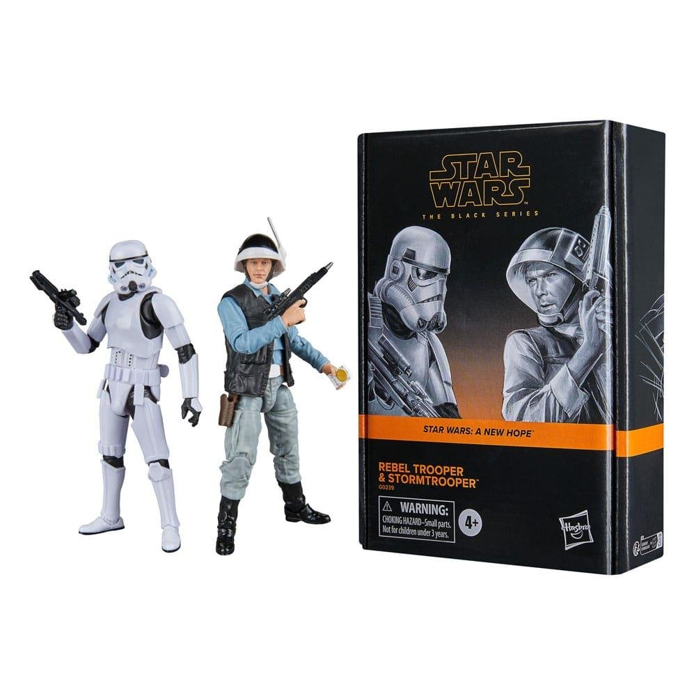 Star Wars: Black Series – Rebel Trooper & Stormtrooper 2-Pack Φιγούρες Δράσης (15cm)