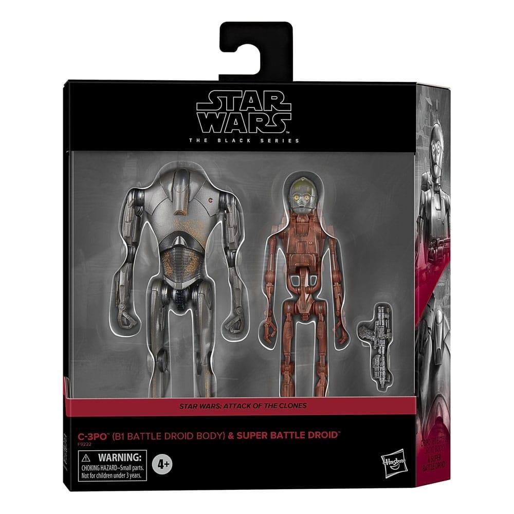 Star Wars: Black Series – C-3PO (B1 Battle Droid Body) & Super Battle Droid 2-Pack Φιγούρες Δράσης (15cm)